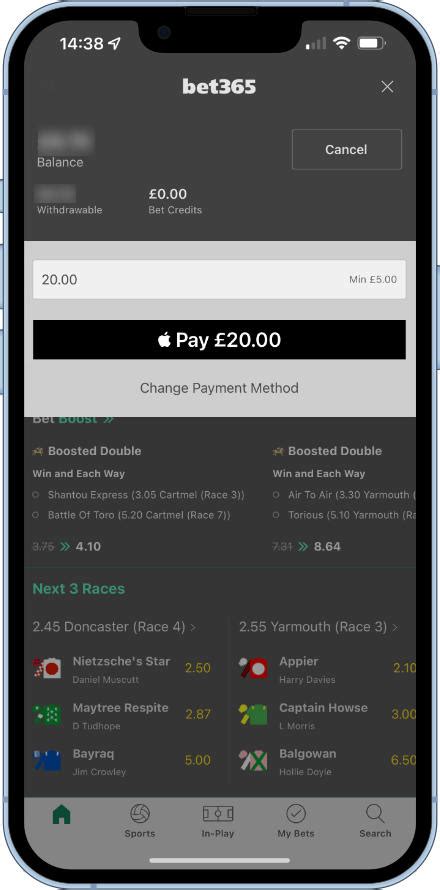 apple pay bet365